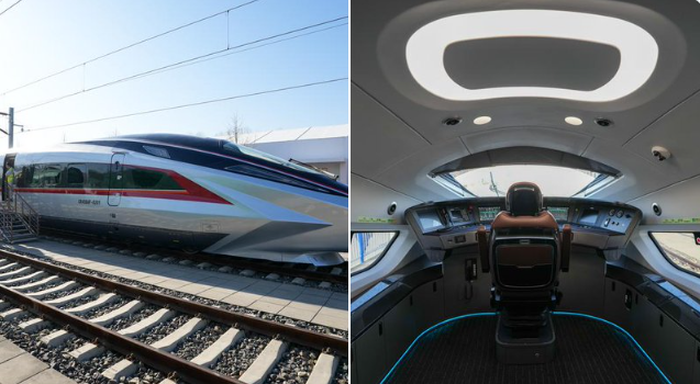 China's New Bullet Train Sets New Record; Can Reach Speeds Upto Of 450 Km/h